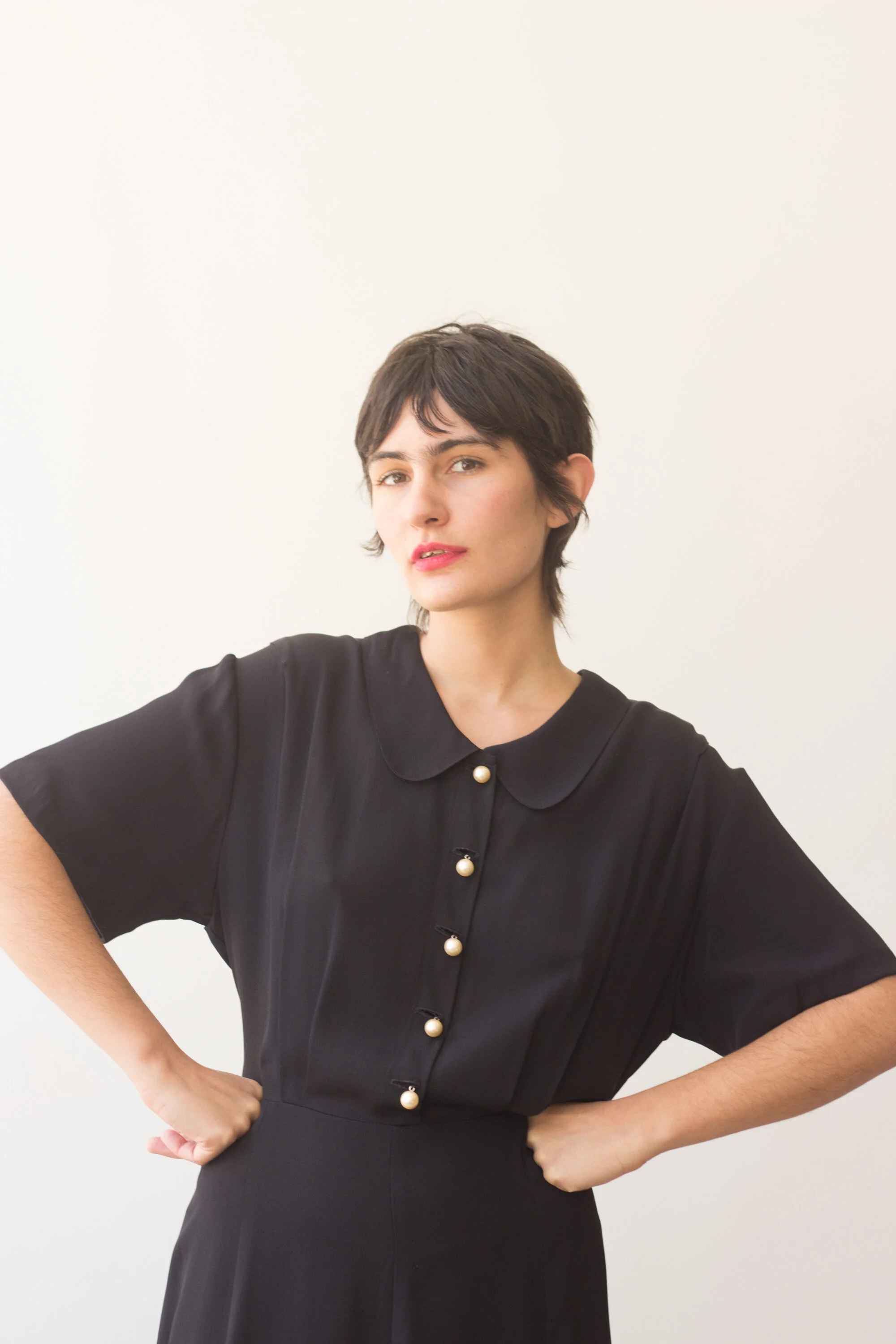 90s Christian Dior ヴィンテージ 日本製 タイトスカート Christian Dior Pre-Owned 1990s フリンジ スカートスーツ